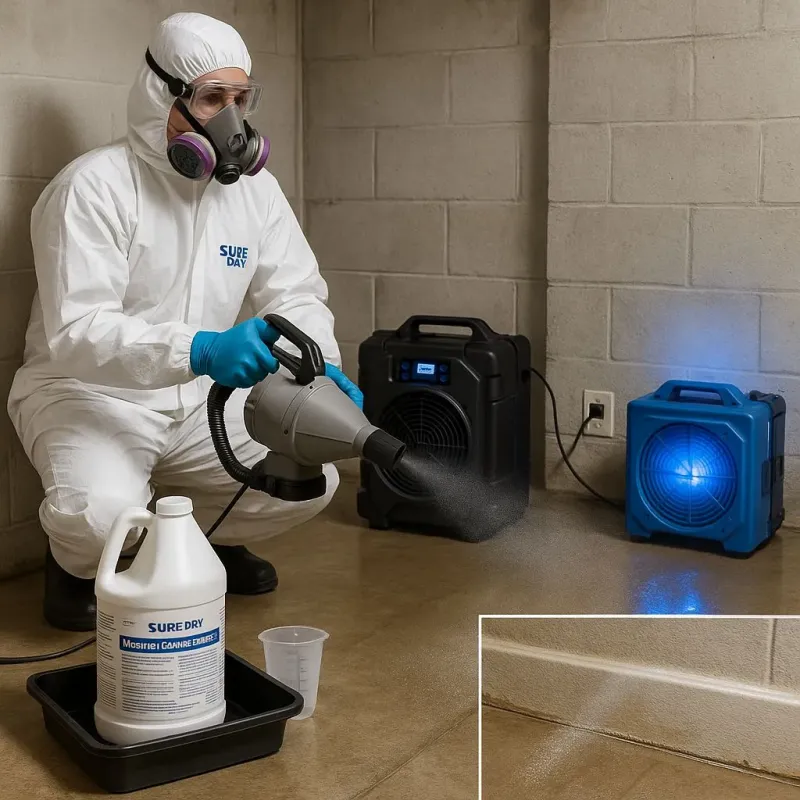 Sanitization and Odor Removal process in Houston County, GA